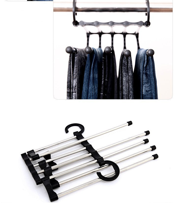 5-in-1 Magic Space Saving Hangers — Closet Organizer