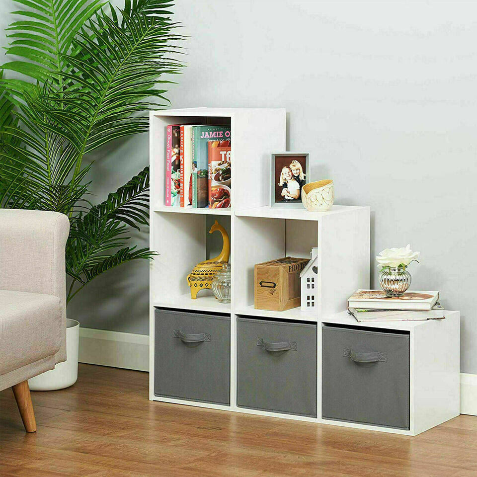 Foldable Storage Box Cubes - 4 Pack - Canvas Drawer Organizer