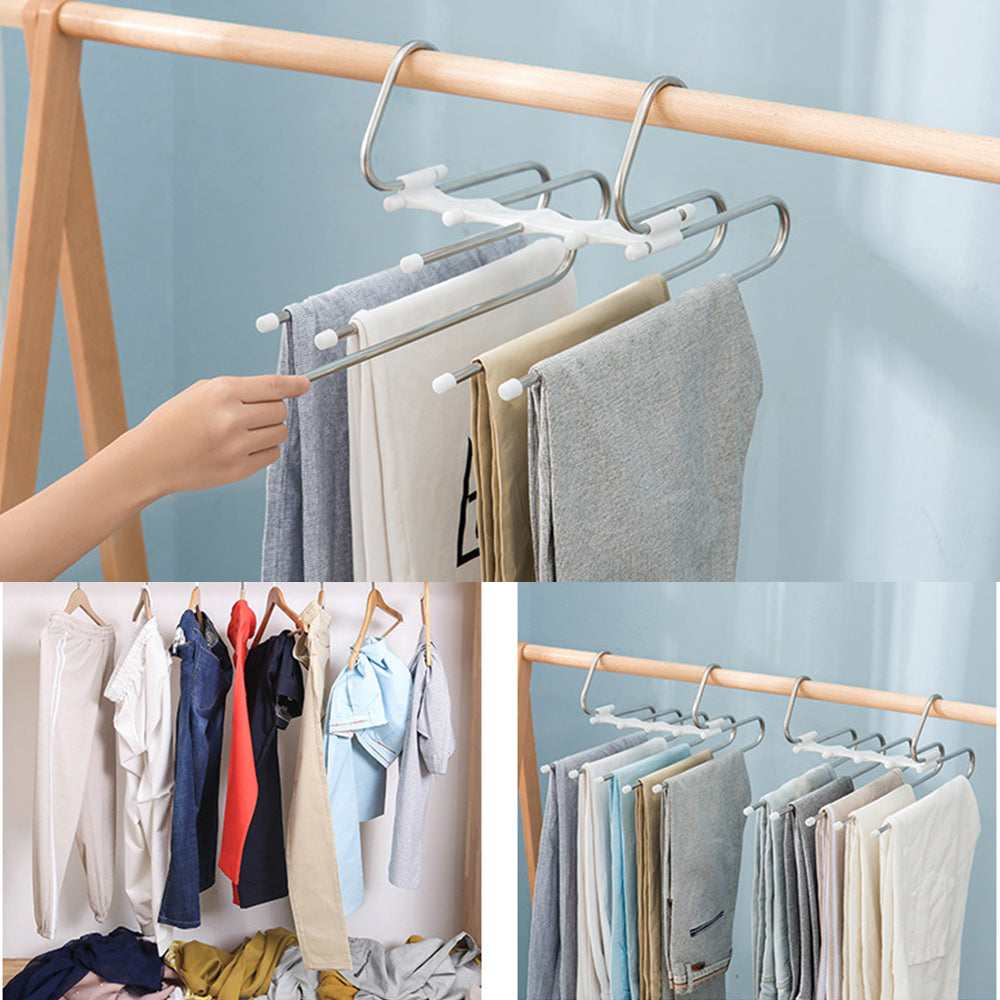 5-in-1 Magic Space Saving Hangers — Closet Organizer