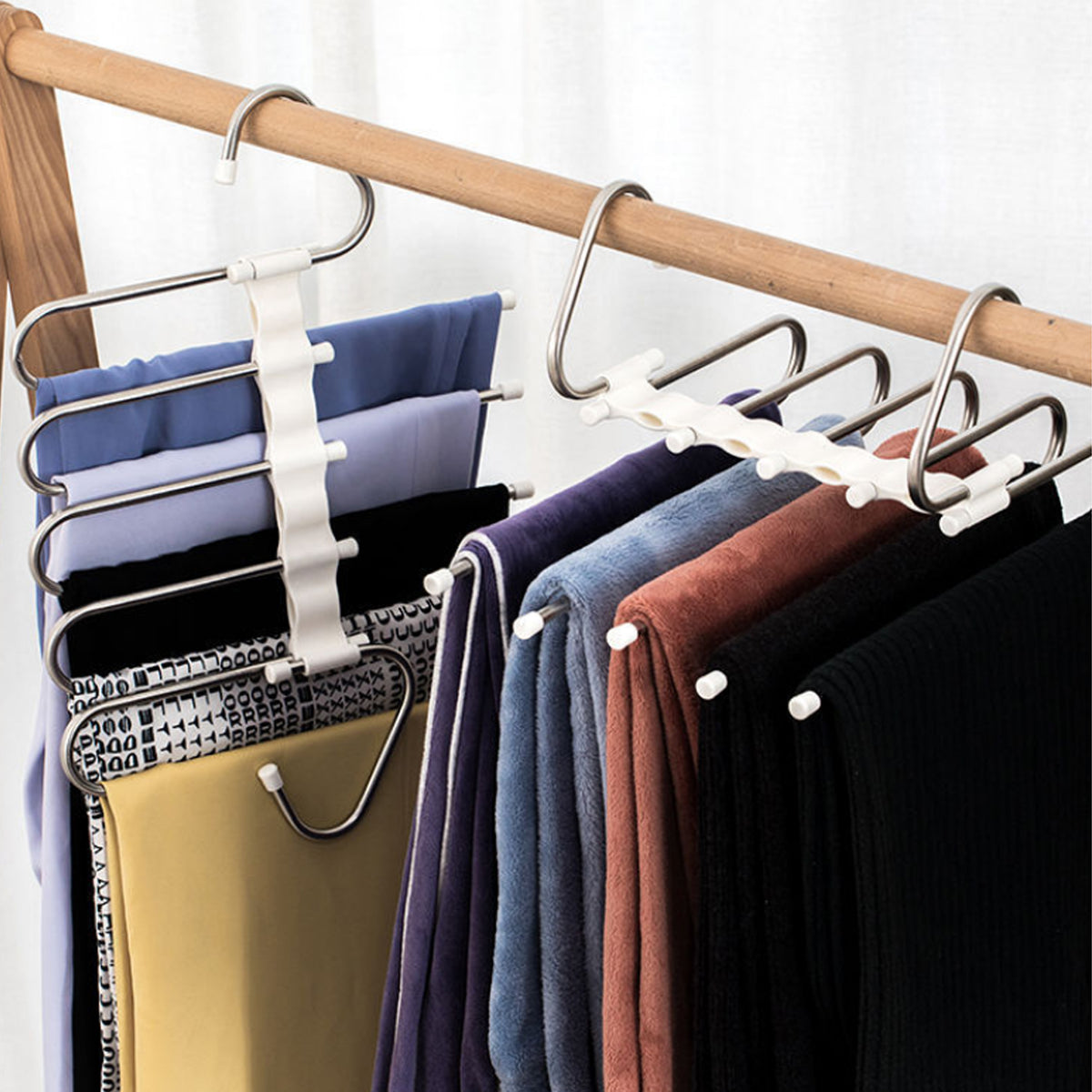 5-in-1 Magic Space Saving Hangers — Closet Organizer
